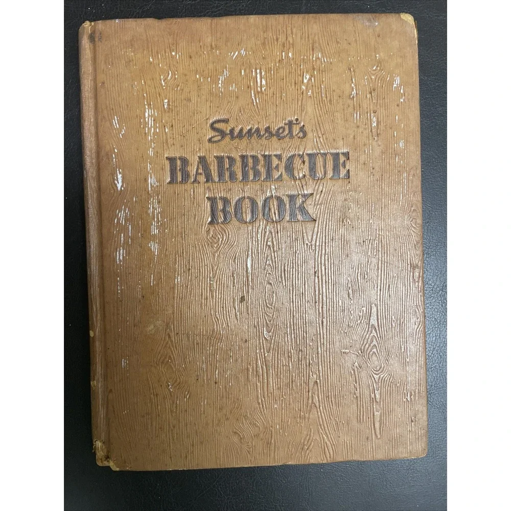Vtg 1941 SUNSET BARBECUE BOOK How to Build Them How to Use Them HC BBQ 4th Print